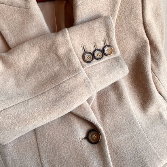 Vintage Harve Benard Wool-Blend Blazer - Warm Neutral - Picture 6 of 6